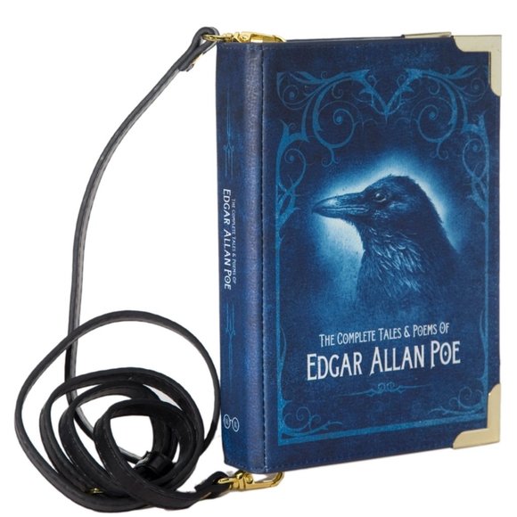 Edgar Allan Poe Book Crossbody Purse - The Raven Handbag - Book Lover Gifts - Picture 10 of 10